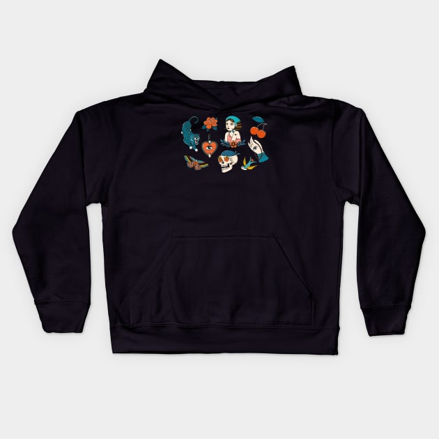 Cult art to all Kids Hoodie by BrazoocaArt